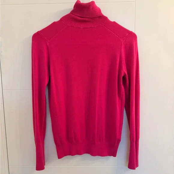 Zara Plain Knit Pink Turtleneck - Picture 3 of 9